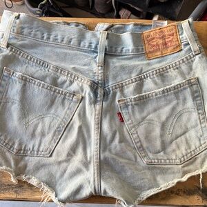 Levi's Classic Light Blue Jean Shorts